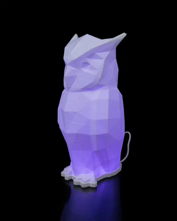 Lampe Hibou Low Poly – Éclairage d’ambiance USB