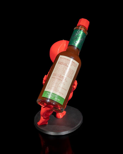 Porte-Bouteille Tabasco "Diable" – Le Gardien du Feu Épicé !