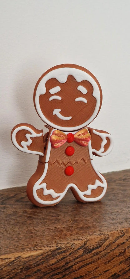 Décoration de Noël - Mr Biscuit en 3D - Personnage Original pour le Sapin