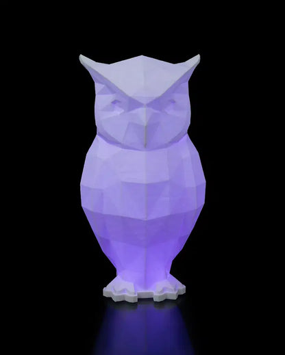 Lampe Hibou Low Poly – Éclairage d’ambiance USB